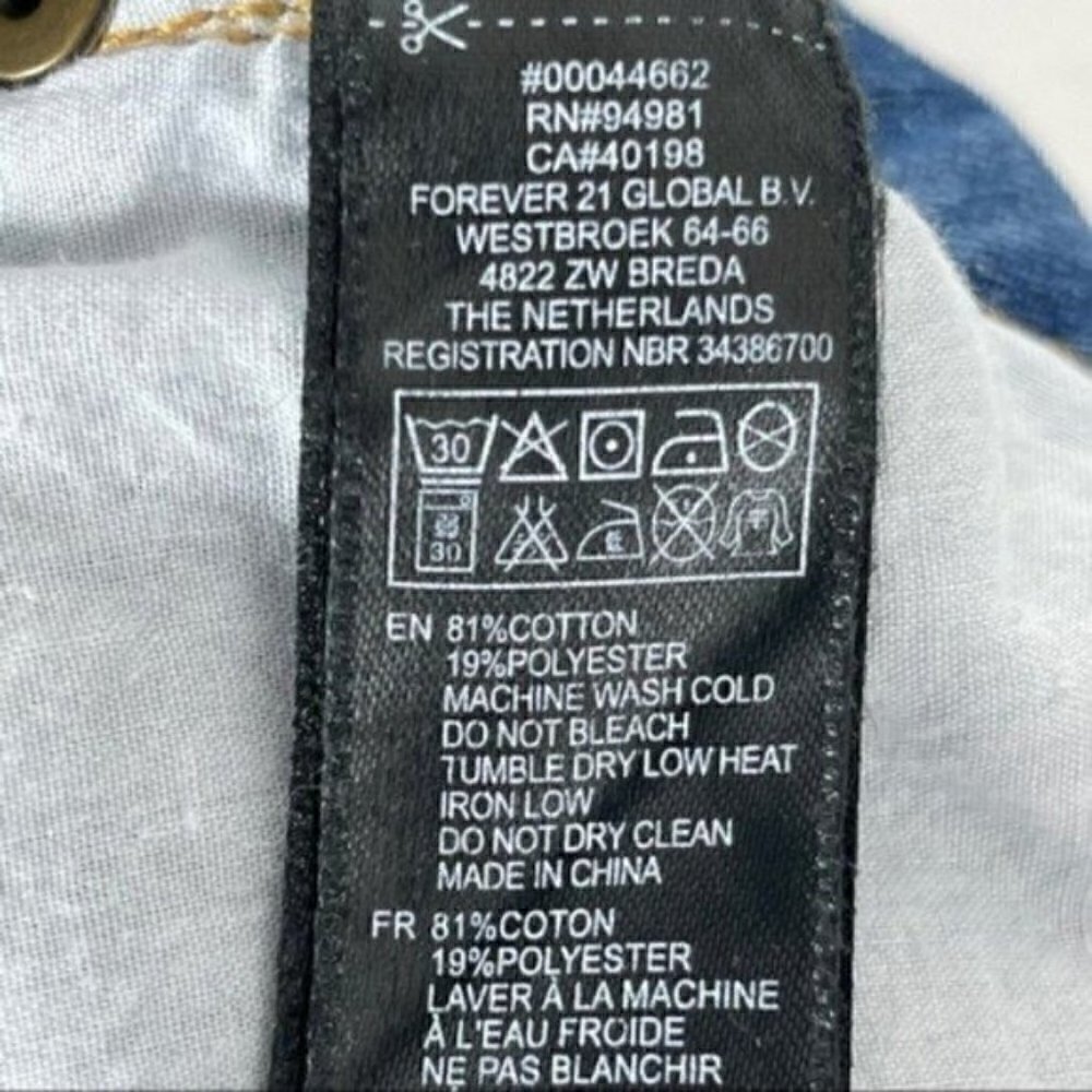 LIFE in Progress cropped distressed jeans size 24 - Picture 12 of 12